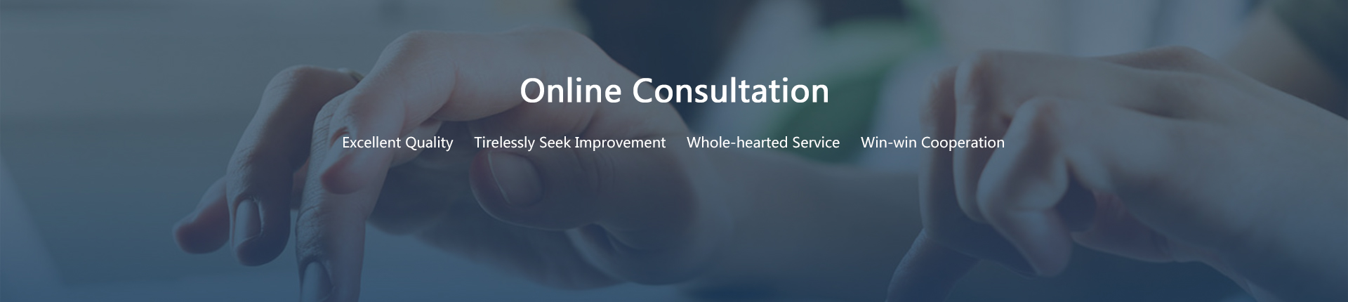 Online consulting banner